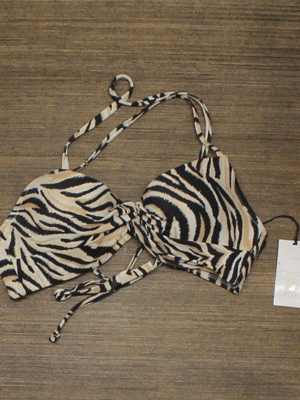 Shade Shore Women S Light Lift Twist Front Bralette Bikini Top 34C